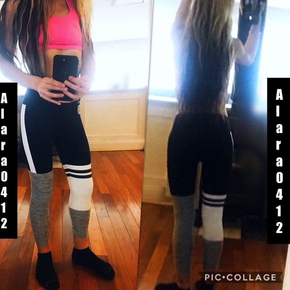 VS PINK ULTIMATE BONDED CROP LEGGINGS XS LIMTED ED - Picture 4 of 8